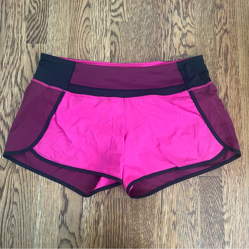 Lululemon Pink Run Times Short